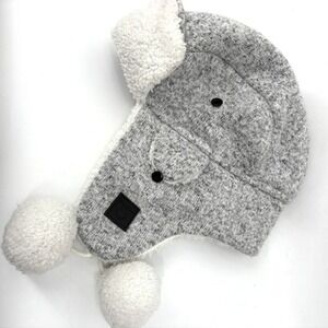Canadiana Kootenay Fair Isle Merino Blend Knit Pom Kids‎ Beanie Hat